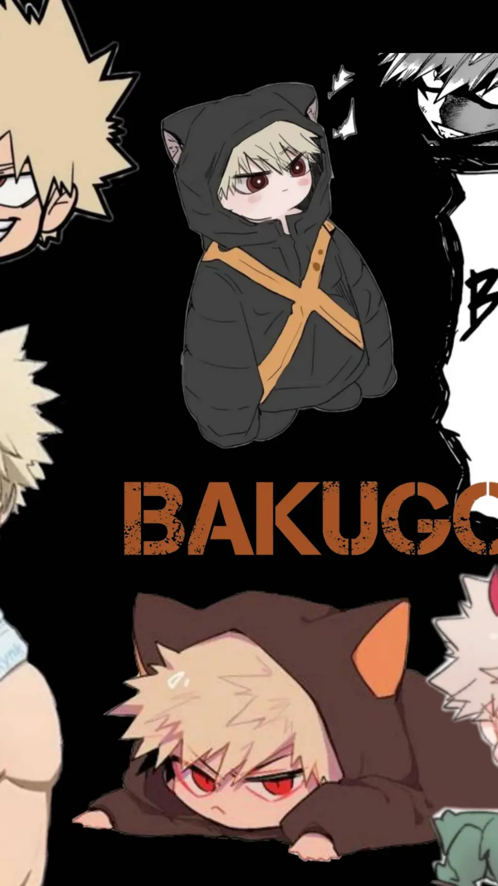 ai character: bakugo  background