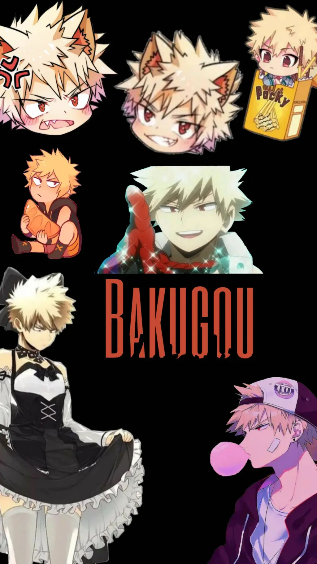 ai character: bakugo  background