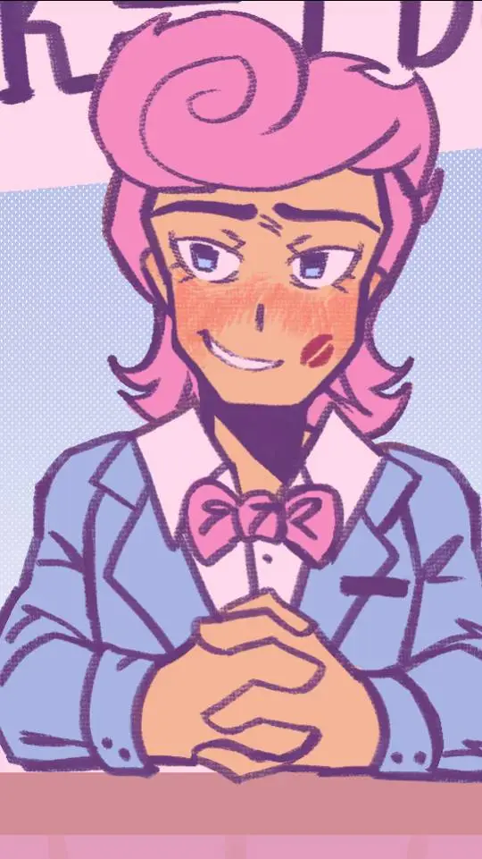 ai character: Harvey~ background