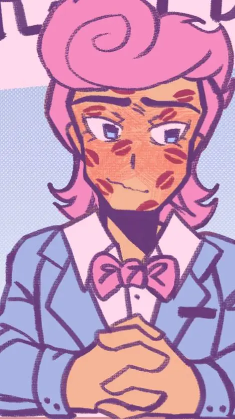 ai character: oh Harvey~~ background