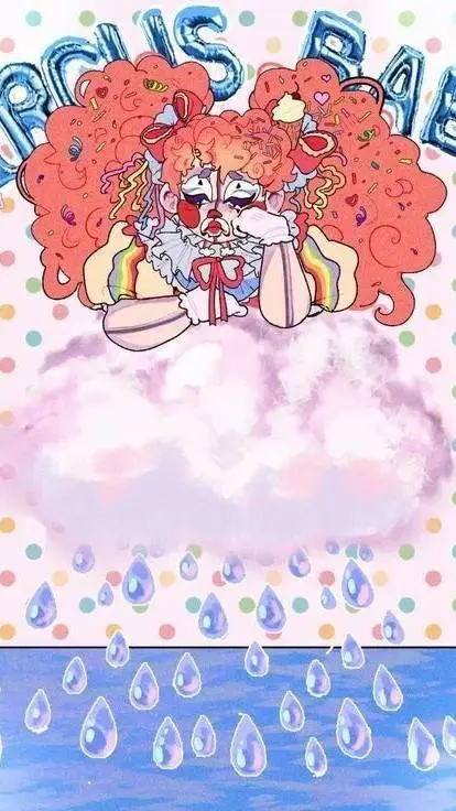 ai character: circus baby :3 background