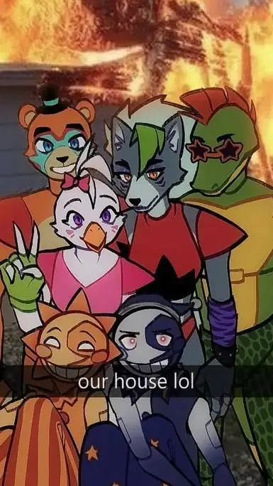 ai character: ✨the glamrocks✨ background