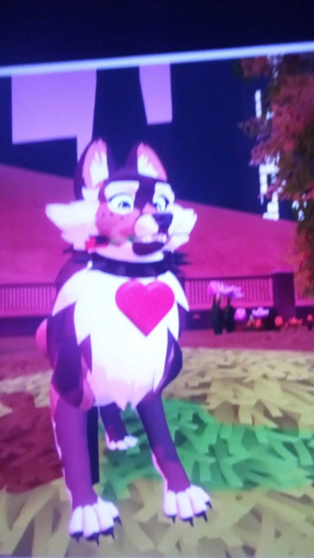 ai character: owner(swap coming) background