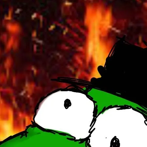 chat with ai character: toad in fire