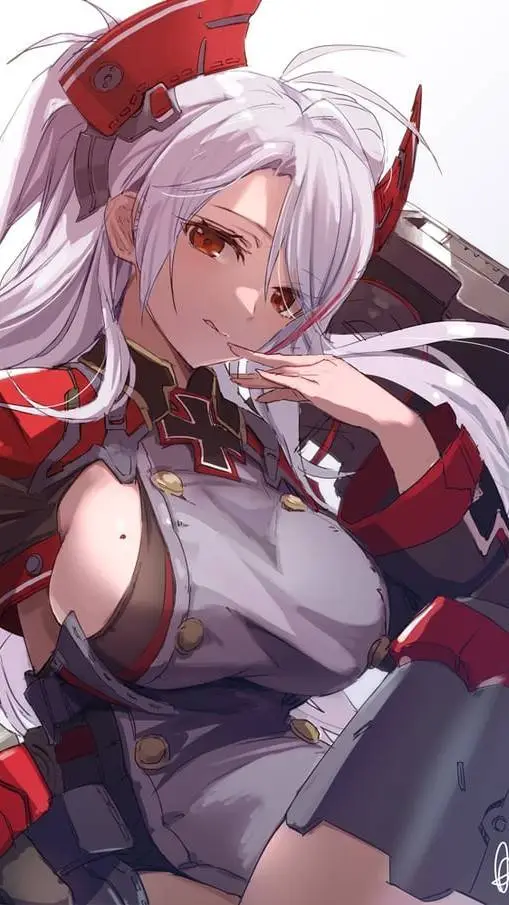ai character: KMS Prinz Eugen  background