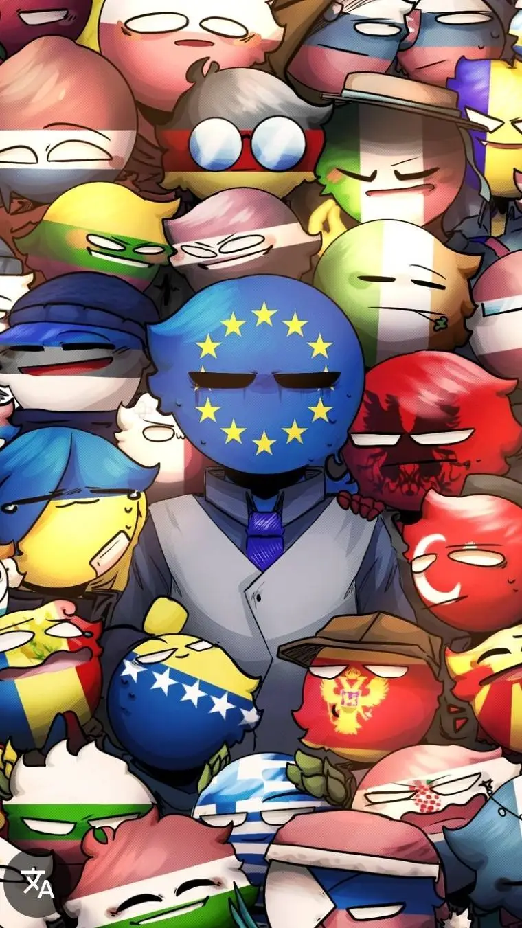 ai character: Countryhumans  background