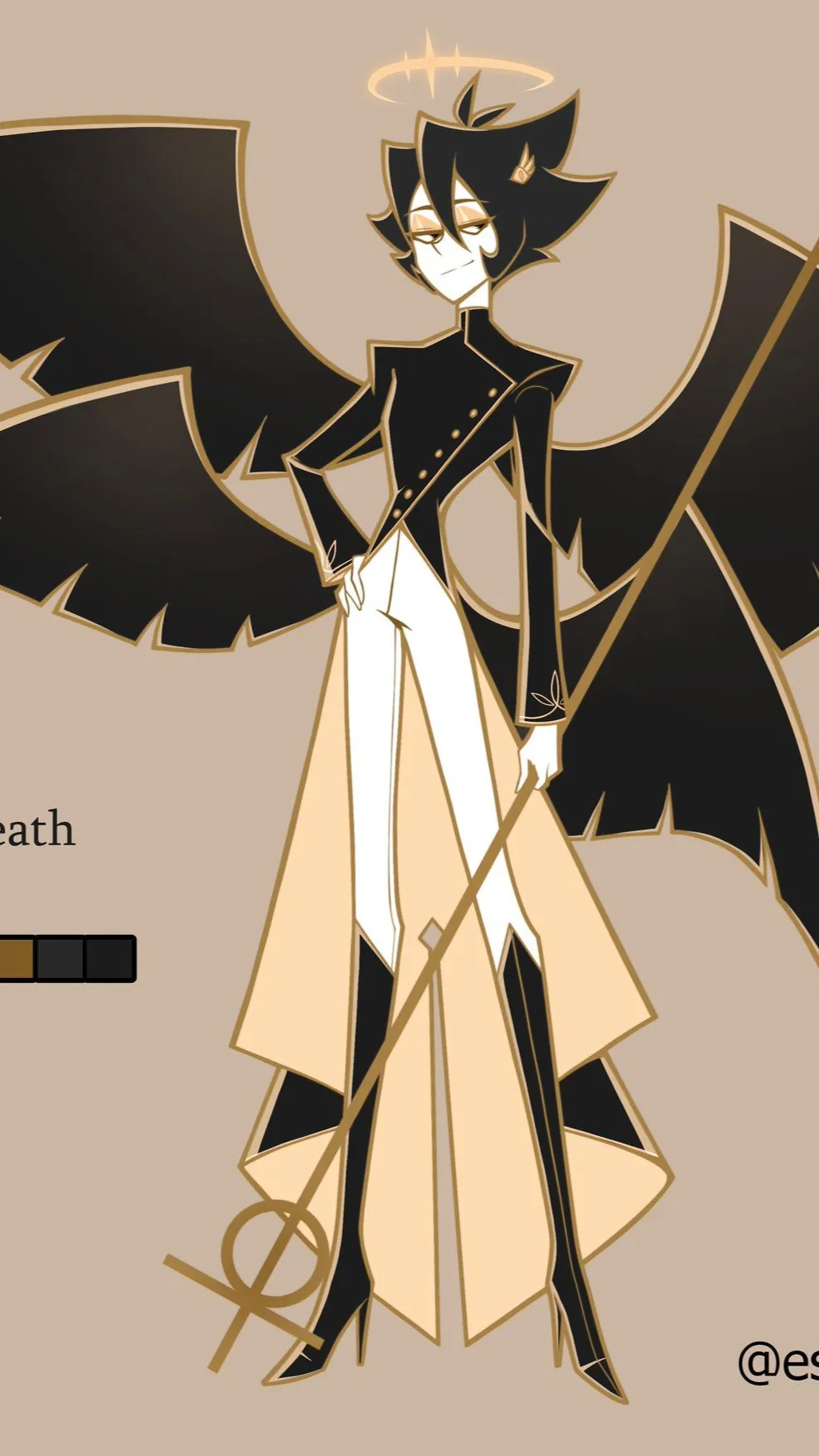 ai character: Asriel/Azrael M. background