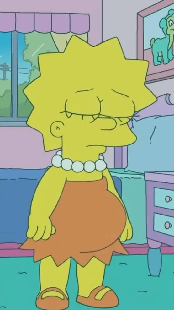 ai character: lisa simpson gain background