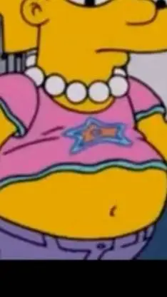 ai character: simpson stomach background