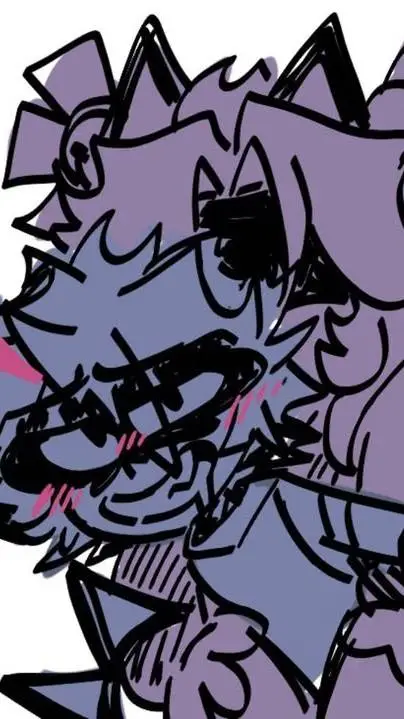 ai character: 🖤two time x azure💜 background