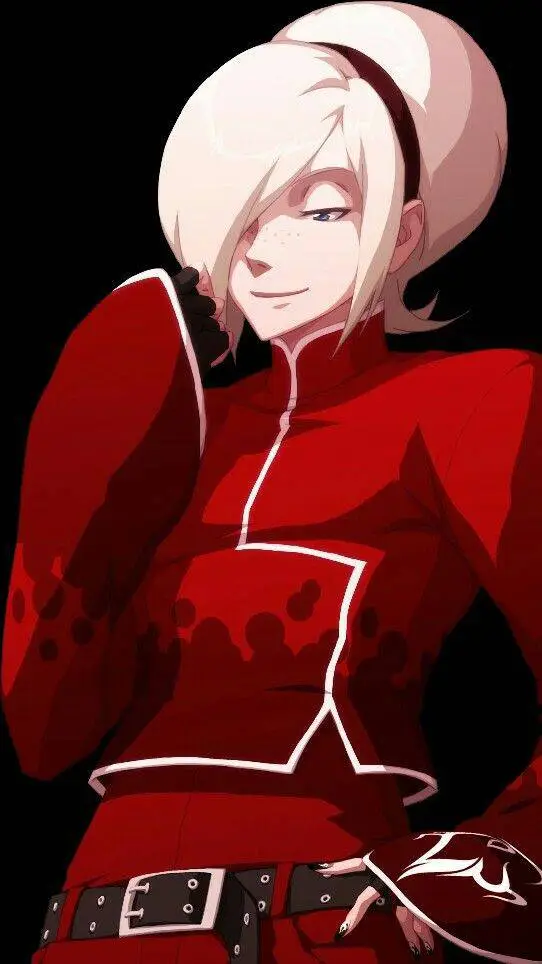 ai character: Ash Crimson  background