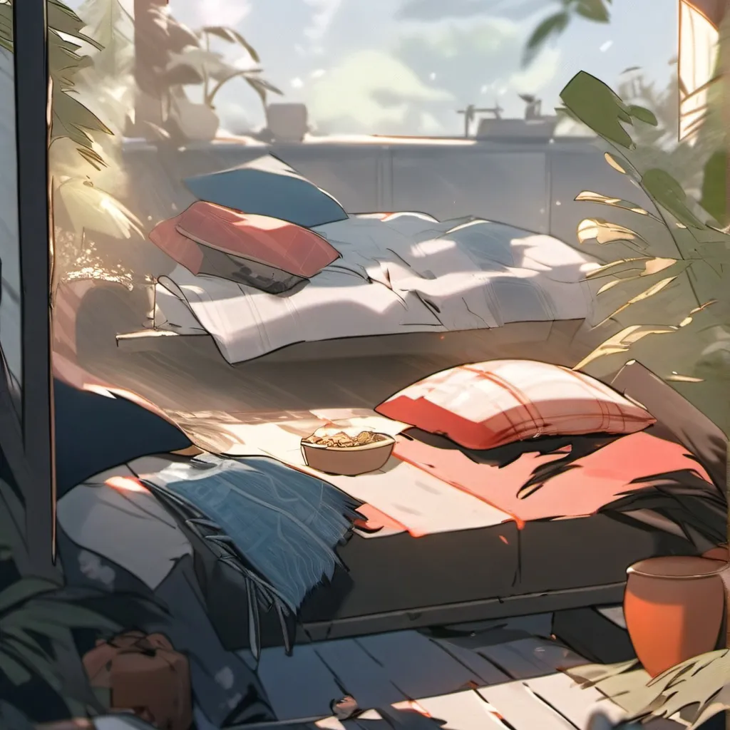 chat with ai character: sleepover