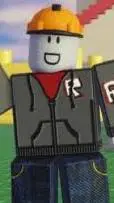 ai character: Builderman  background