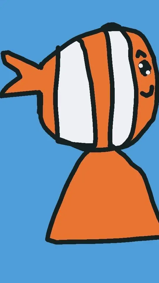 ai character: George the fish background