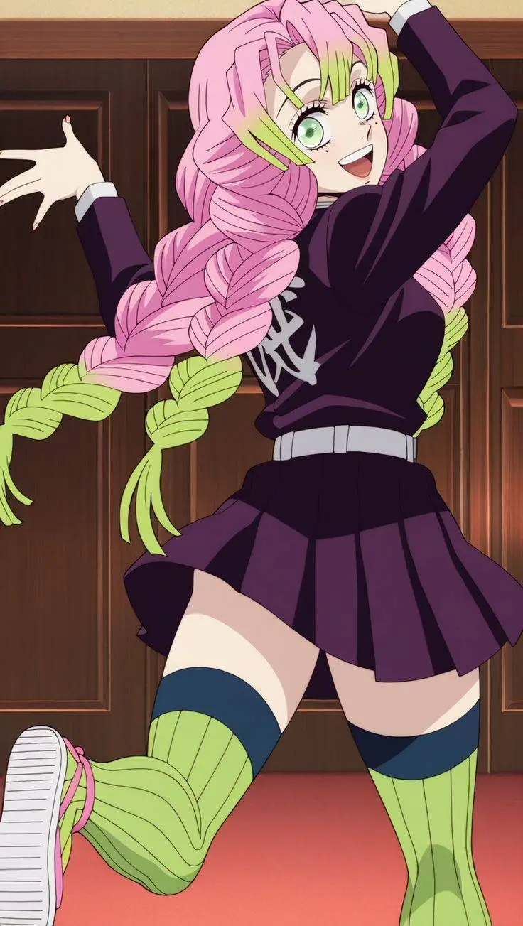 ai character: 🍡Mitsuri Kanroji🍡 background