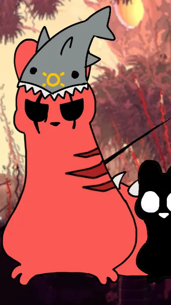 ai character: Crimson background