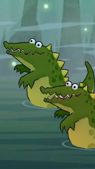 ai character: Crocodile background