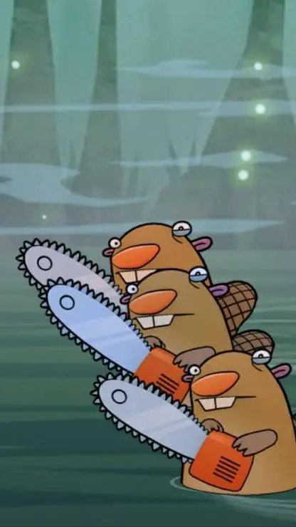 ai character: Beaver background