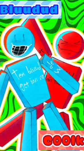 ai character: Coolkidxbluudud background