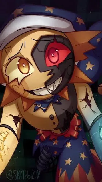 ai character: Sun and Moon background