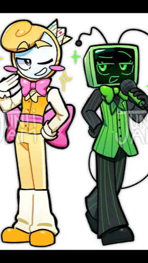 ai character: Vee x ￼Glisten background