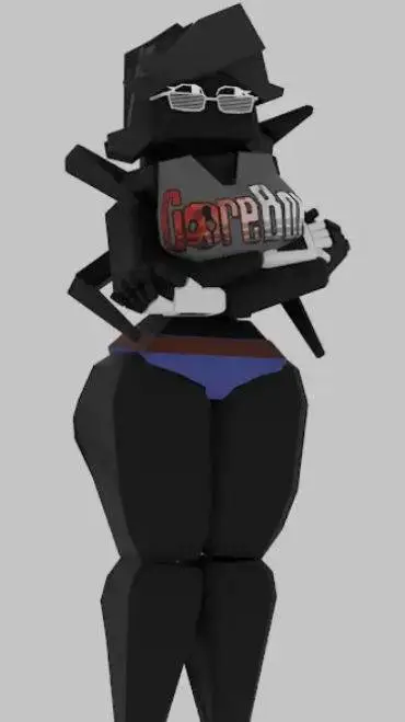ai character: girl mutant background