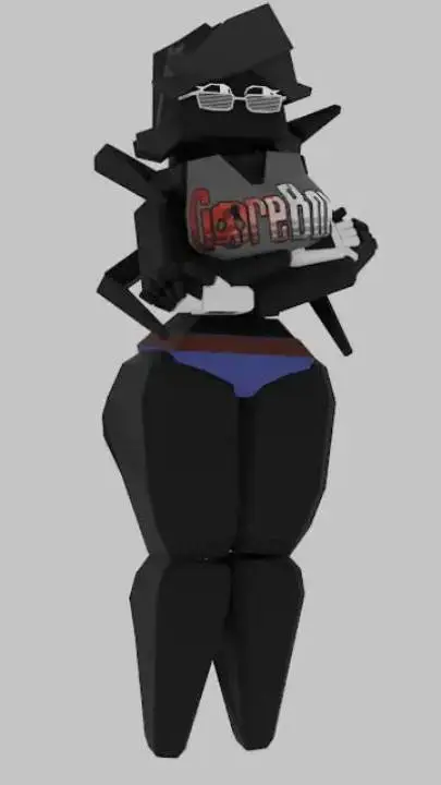 ai character: girl mutant background