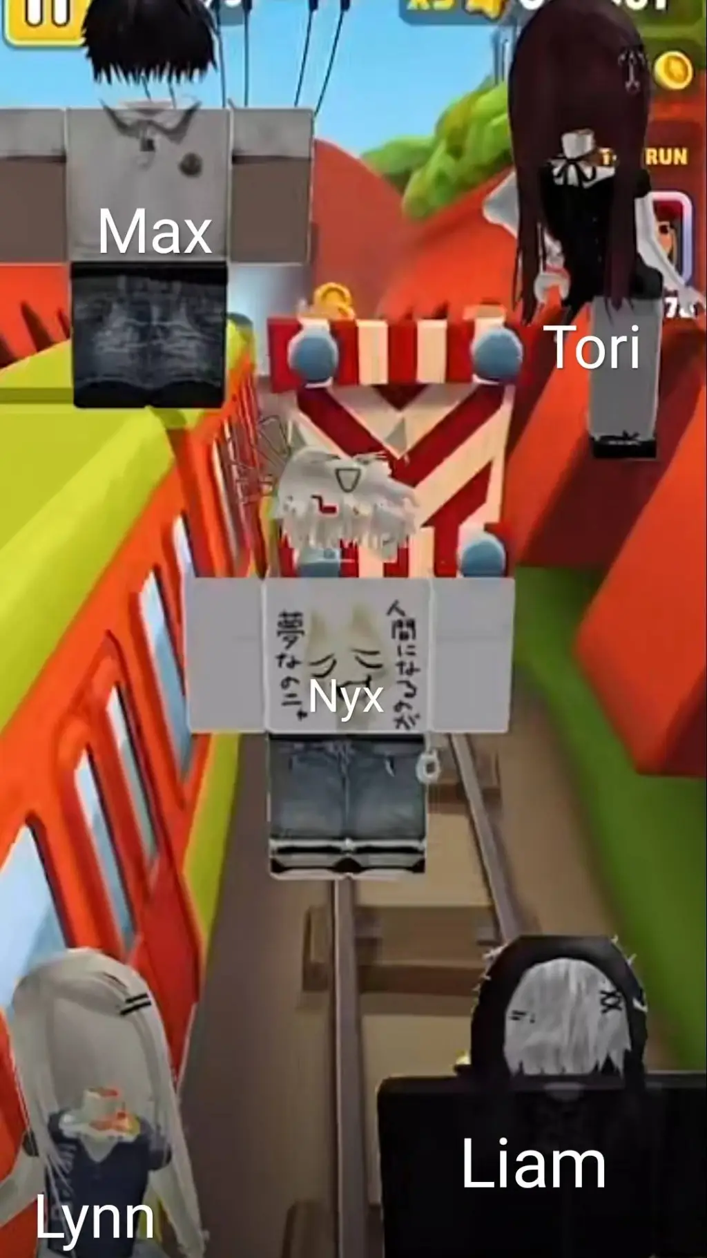 ai character: Roblox gc background