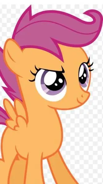 ai character: scootalo!  background