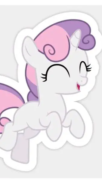 ai character: sweetie belle!  background