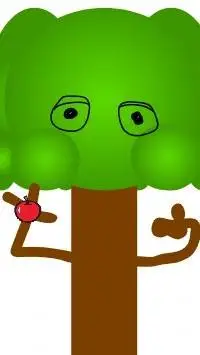 ai character: Mr tree 1996 background