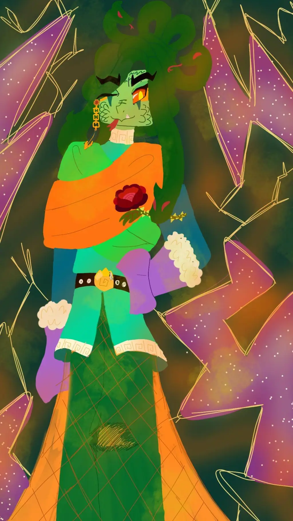ai character: Xiangliu LMK background