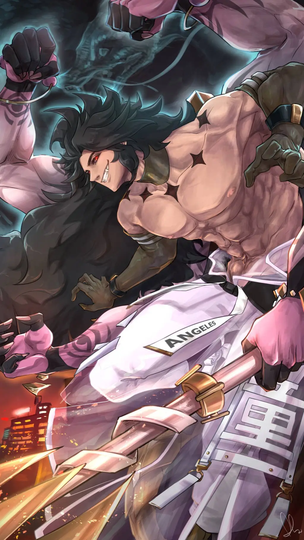 ai character: Dislyte Nezha  background