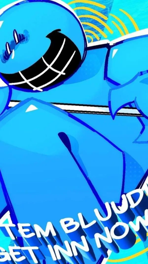 ai character: bluudud  background