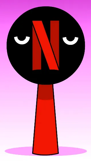 ai character: Netflix background