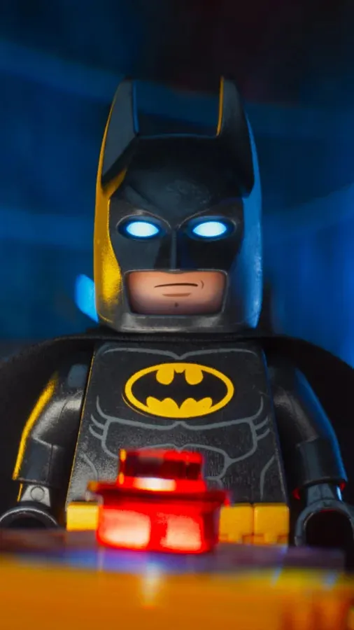 ai character: Lego Batman  background