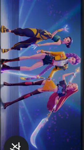 ai character: Kpop demon hunters background