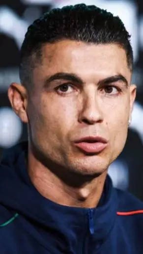 ai character: Cristiano Ronaldo  background