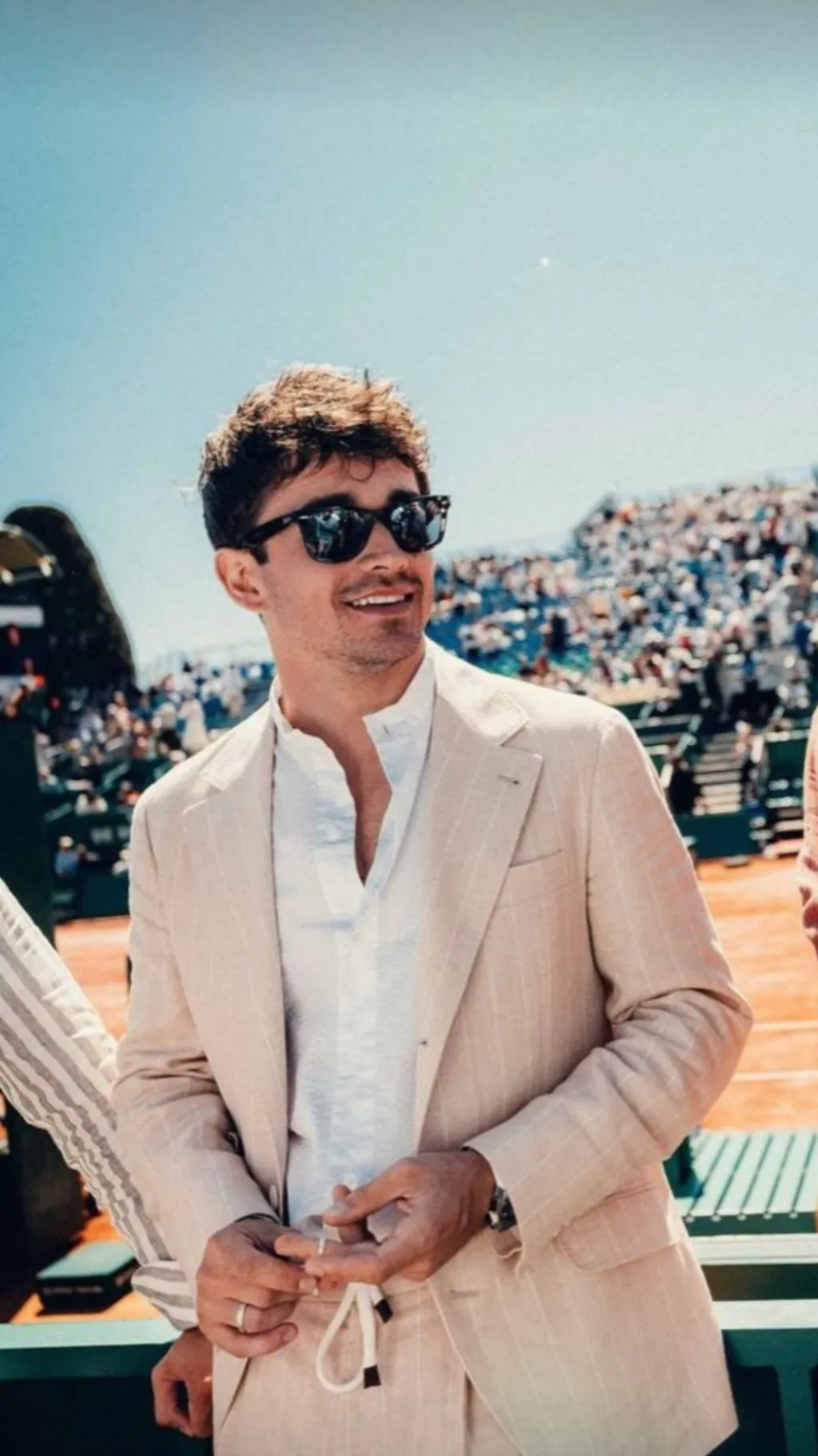 ai character: Charles Leclerc background