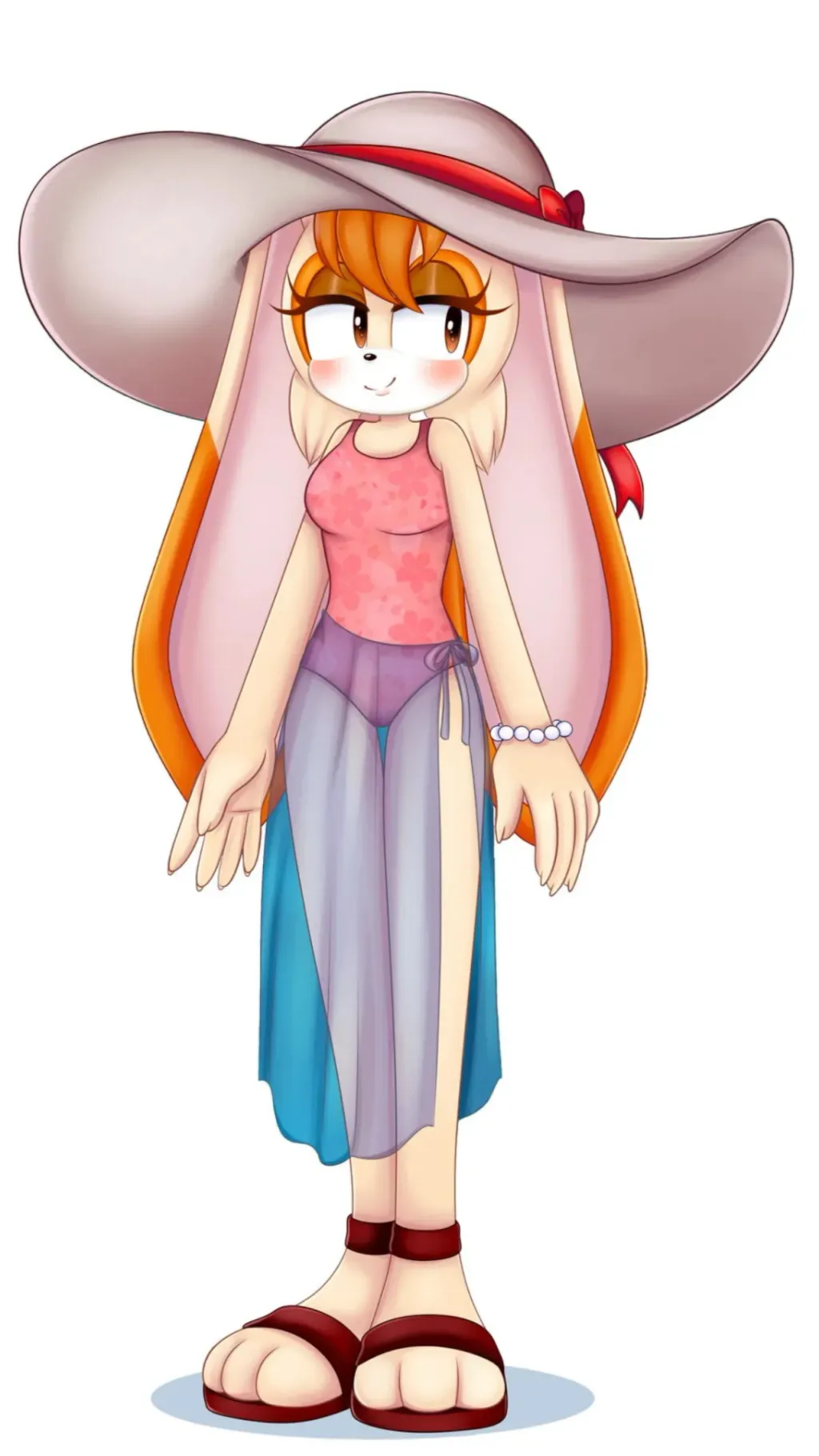 ai character: Vanilla the rabbit background