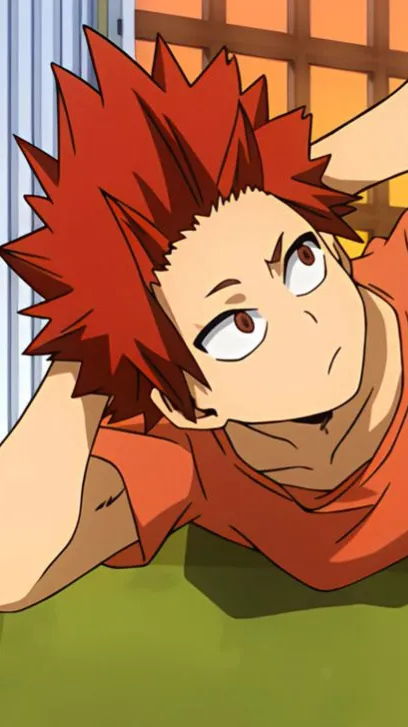 ai character: Kirishima heh background