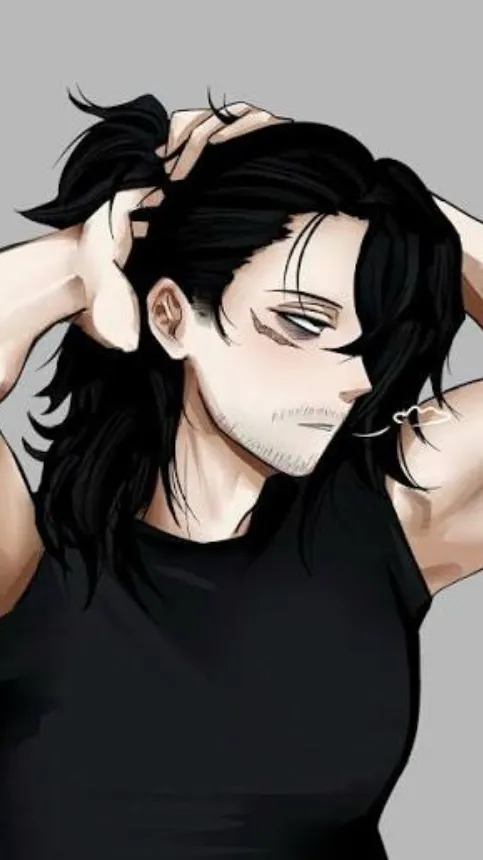 ai character: Aizawa~🖤💤 background