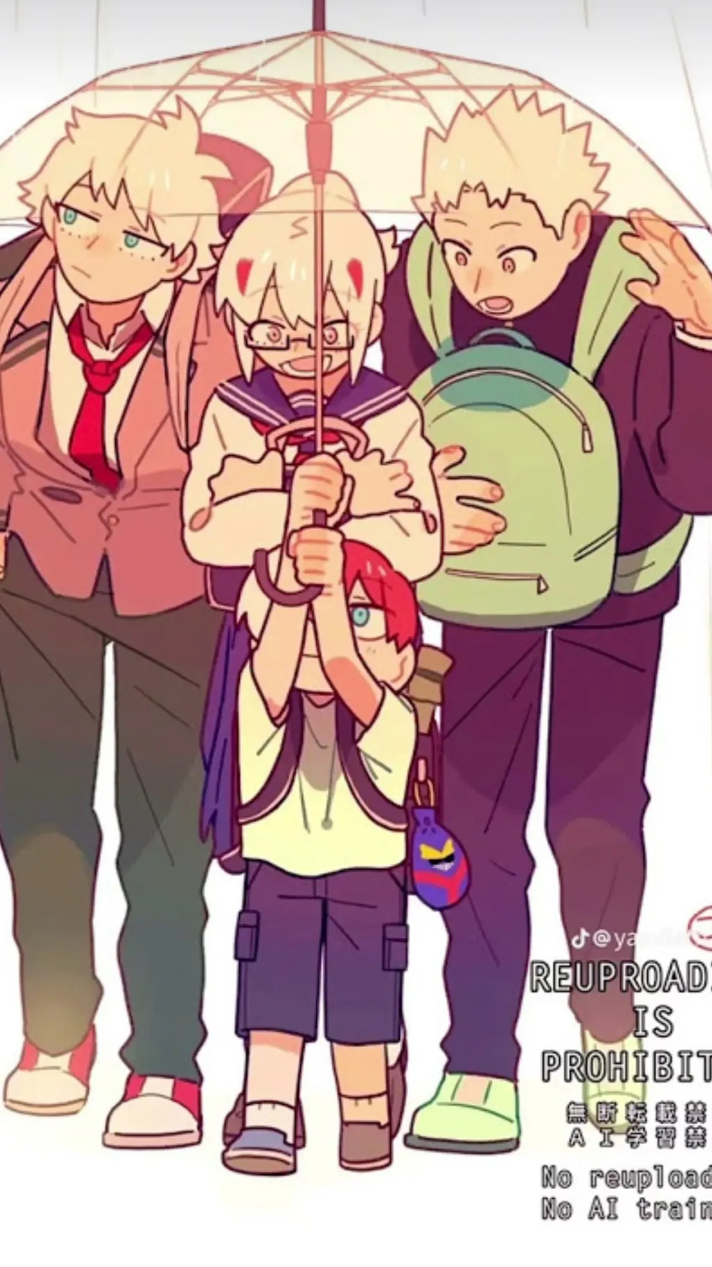 ai character: Todoroki fam background