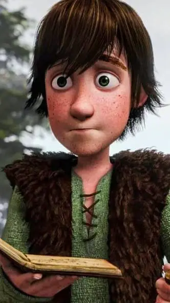 ai character: Hiccup  background