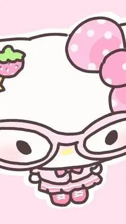 ai character: Hello kitty background