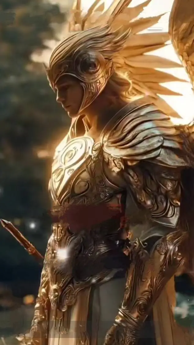 ai character: El Guerrero Dorado background