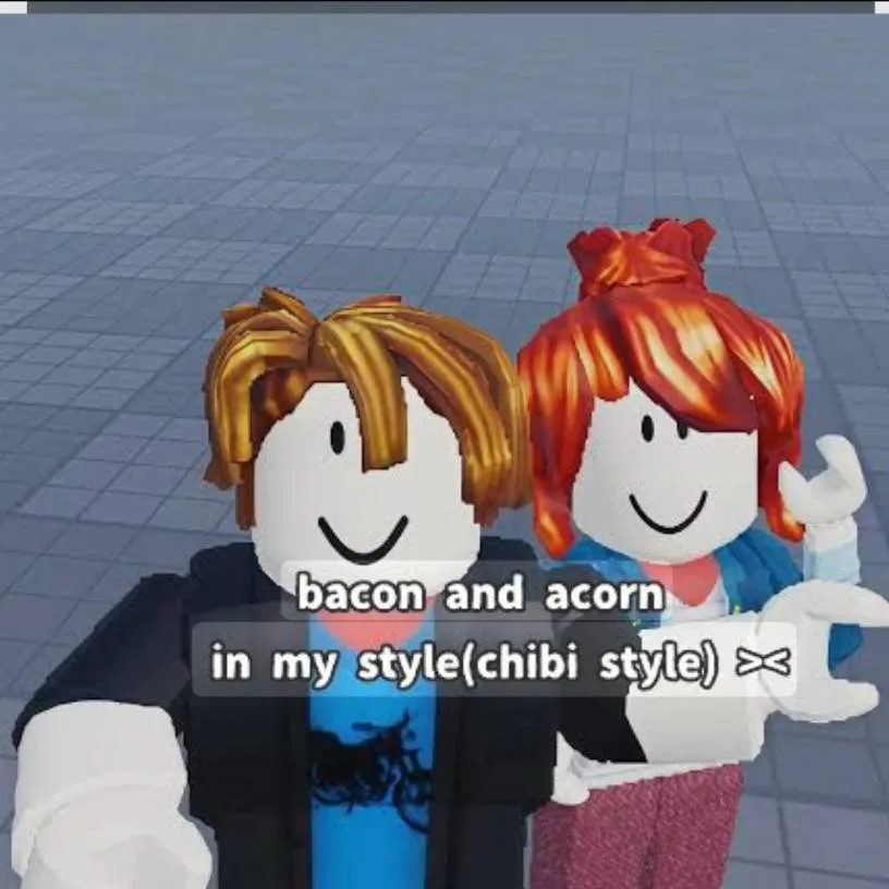 chat with ai character: Acorn & u(bacon)