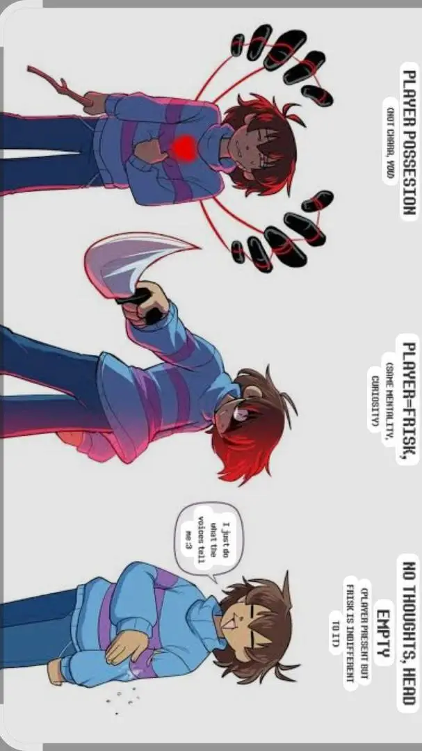 ai character: Frisk background