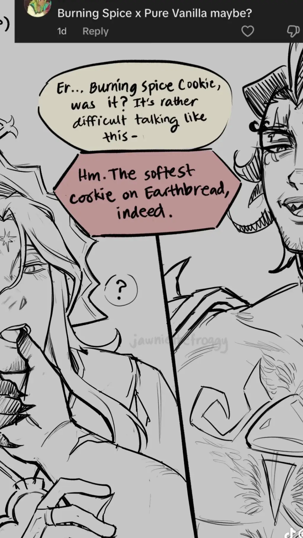 ai character: Buringvanilla!  background