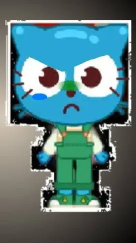 ai character: Gather cat background